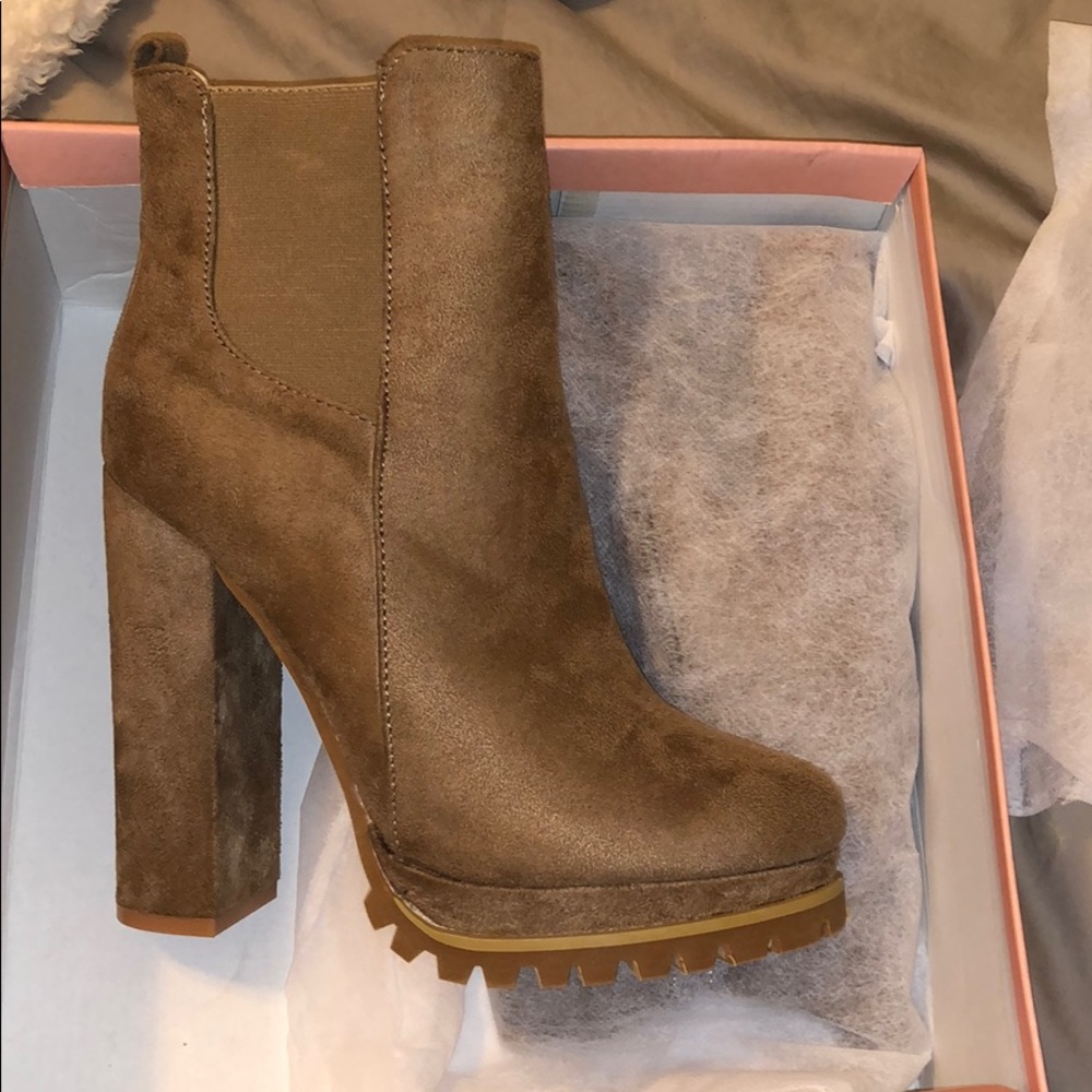 Platform booties